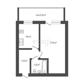 Квартира 40,6 м², 1-комнатная - изображение 1