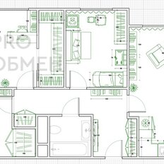 Квартира 84,8 м², 3-комнатная - изображение 3