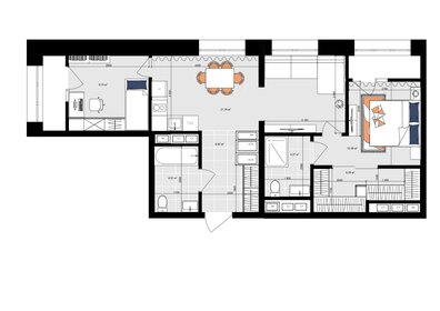 Квартира 67,8 м², 3-комнатная - изображение 3