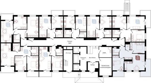 62,9 м², 2-комнатная квартира 8 421 372 ₽ - изображение 2