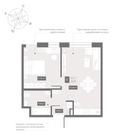 44,5 м², 2-комнатная квартира 7 300 000 ₽ - изображение 123