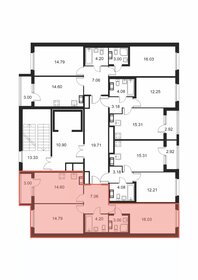 61,2 м², 2-комнатная квартира 9 360 540 ₽ - изображение 77