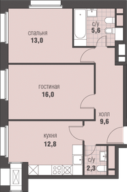 57 м², 2-комнатная квартира 6 000 000 ₽ - изображение 44