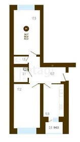 56 м², 2-комнатная квартира 5 169 000 ₽ - изображение 21