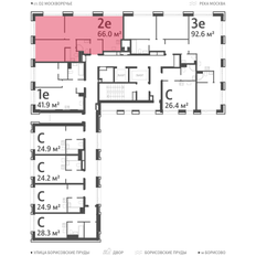 Квартира 66 м², 2-комнатная - изображение 3