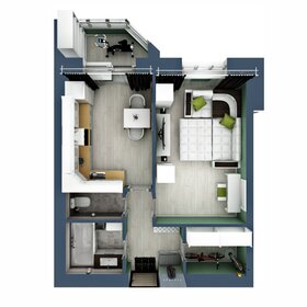 28,2 м², 1-комнатная квартира 2 000 000 ₽ - изображение 64