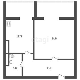 45 м², 1-комнатная квартира 4 150 000 ₽ - изображение 25