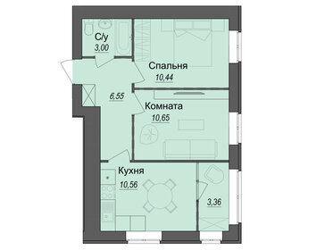 47,8 м², 2-комнатная квартира 3 000 000 ₽ - изображение 67
