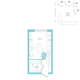 46,3 м², 1-комнатная квартира 10 329 858 ₽ - изображение 55