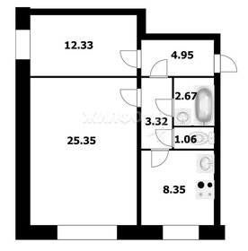 Квартира 59 м², 2-комнатная - изображение 1