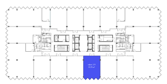 91,8 м², офис - изображение 5