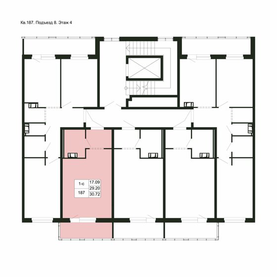 30,7 м², квартира-студия 4 177 920 ₽ - изображение 51