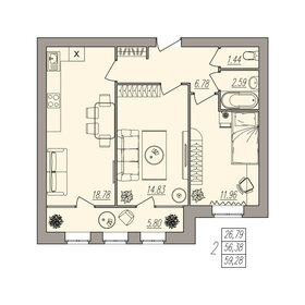 113 м², 4-комнатная квартира 9 900 000 ₽ - изображение 72