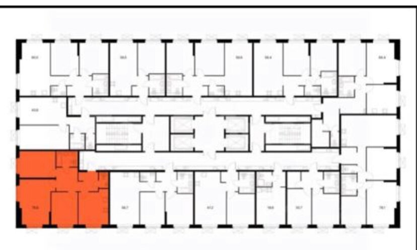 75 м², 3-комнатная квартира 27 800 000 ₽ - изображение 1