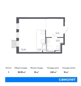 25,6 м², квартира-студия 7 290 000 ₽ - изображение 42