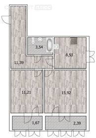 47,4 м², 2-комнатная квартира 5 800 000 ₽ - изображение 36