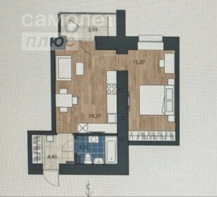 74,6 м², квартира-студия 7 250 000 ₽ - изображение 92