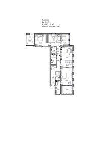 156,7 м², 4-комнатная квартира 72 777 000 ₽ - изображение 111