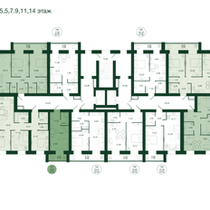 Квартира 76,7 м², 3-комнатная - изображение 2