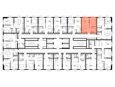 38 м², 1-комнатная квартира 7 850 000 ₽ - изображение 76