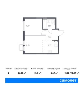 36,2 м², 1-комнатная квартира 8 700 000 ₽ - изображение 74