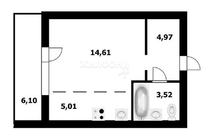 21,5 м², квартира-студия 2 259 600 ₽ - изображение 16