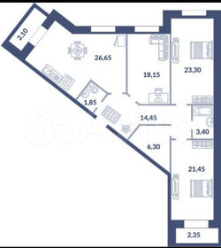 176,4 м², 4-комнатная квартира 26 000 000 ₽ - изображение 115
