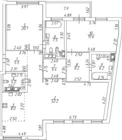 132,5 м², 2-комнатная квартира 165 624 992 ₽ - изображение 128