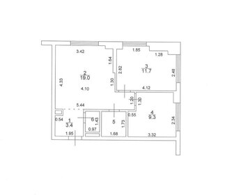 Квартира 48,4 м², 2-комнатная - изображение 1