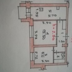 Квартира 47,7 м², 2-комнатные - изображение 4