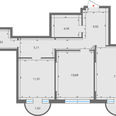 Квартира 71,2 м², 3-комнатная - изображение 4