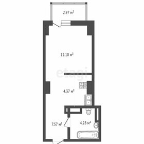 Квартира 29,2 м², студия - изображение 1