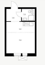 21,3 м², квартира-студия 5 300 000 ₽ - изображение 37