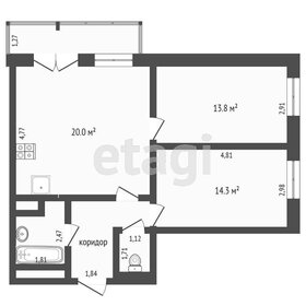 Квартира 64,1 м², 2-комнатная - изображение 1
