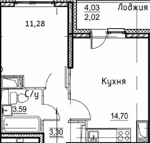 34,5 м², 1-комнатная квартира 5 499 000 ₽ - изображение 43