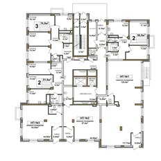 Квартира 74,9 м², 3-комнатная - изображение 2