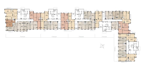 39,6 м², 1-комнатная квартира 3 841 200 ₽ - изображение 72