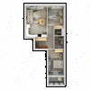 Квартира 59,8 м², 2-комнатная - изображение 5