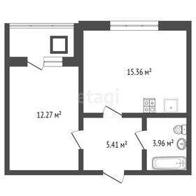 Квартира 36,8 м², 2-комнатная - изображение 2