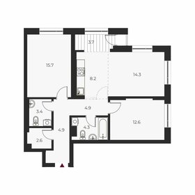 71,6 м², 3-комнатная квартира 7 750 000 ₽ - изображение 80