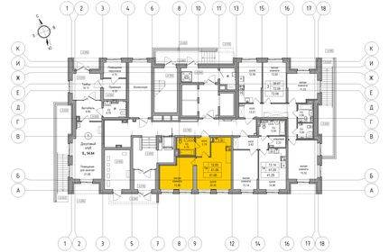 41,3 м², 1-комнатная квартира 8 980 575 ₽ - изображение 56