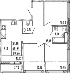 70,1 м², 3-комнатная квартира 12 700 000 ₽ - изображение 130