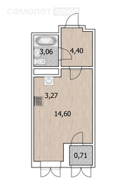 28,8 м², квартира-студия 5 070 000 ₽ - изображение 7