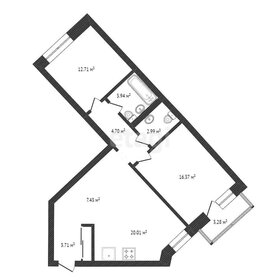 73,7 м², 2-комнатная квартира 9 400 292 ₽ - изображение 58