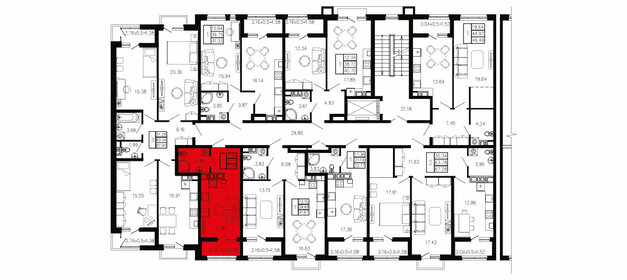 21,3 м², квартира-студия 2 108 700 ₽ - изображение 49