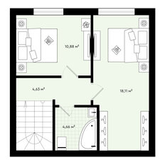 Квартира 81,1 м², 2-комнатная - изображение 2