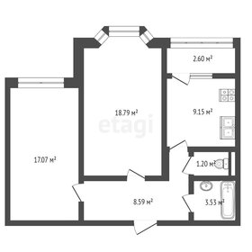 Квартира 60 м², 2-комнатная - изображение 1