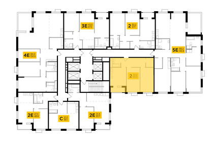 49,1 м², 2-комнатная квартира 23 650 000 ₽ - изображение 93