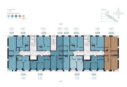 52,2 м², 2-комнатная квартира 12 373 969 ₽ - изображение 27