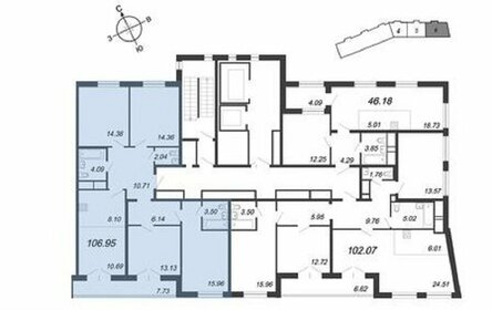 Квартира 107,3 м², 4-комнатная - изображение 2